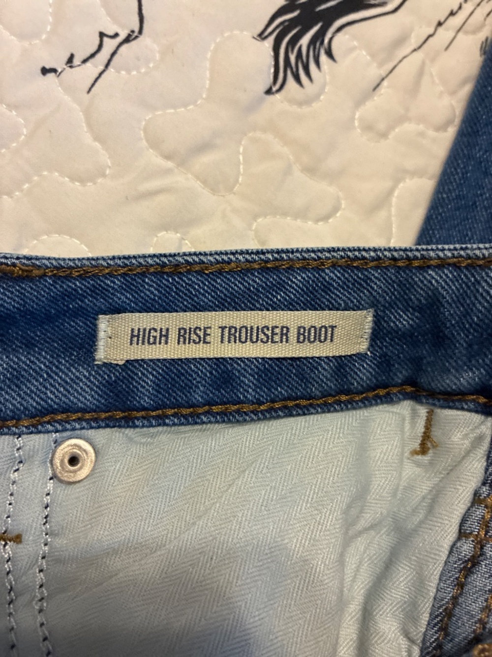 Wrangler High Ride Retro Trouser - Picture 6 of 7